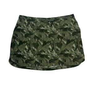 Slazenger Women’s Golf Skort XXL Green Camo Print Athletic Stretch Skirt  Shorts